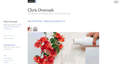 Desktop Screenshot of chrisovercash.com