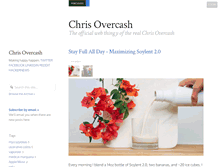 Tablet Screenshot of chrisovercash.com